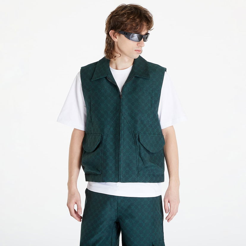 Telovnik DAILY PAPER Benji Monogram Vest Zelena | 2411040
