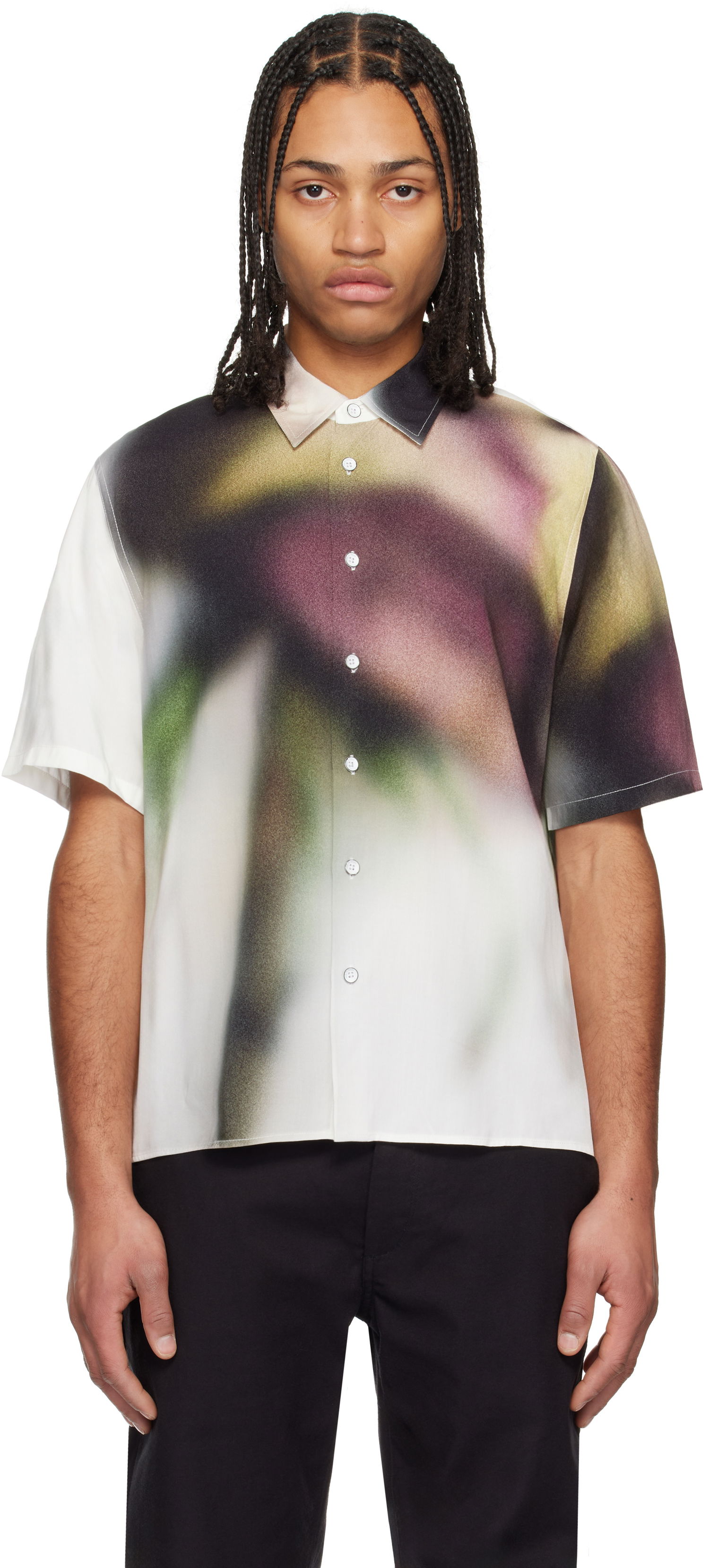 Srajce rag & bone Rag & Bone Dalton Rose-Print Shirt Večbarvna | MBW24HA015RSML, 0