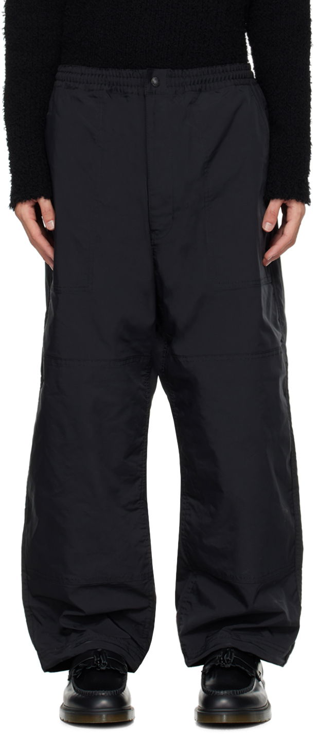 Hlače Comme des Garçons Homme Black Drawstring Trousers Črna | HN-P023-051