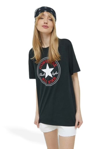 Majica Converse Go-To All Star Patch Standard Fit T-Shirt Črna | 10025459.A01