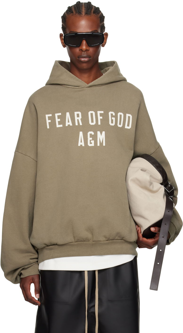 Pulover Fear of God ESSENTIALS Heavyweight Hoodie Zelena | 192BT244815F