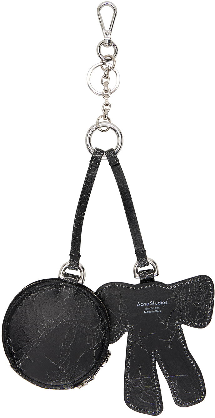 Denarnica Acne Studios Bow Mirror Coin Pouch Črna | CG0241-, 1