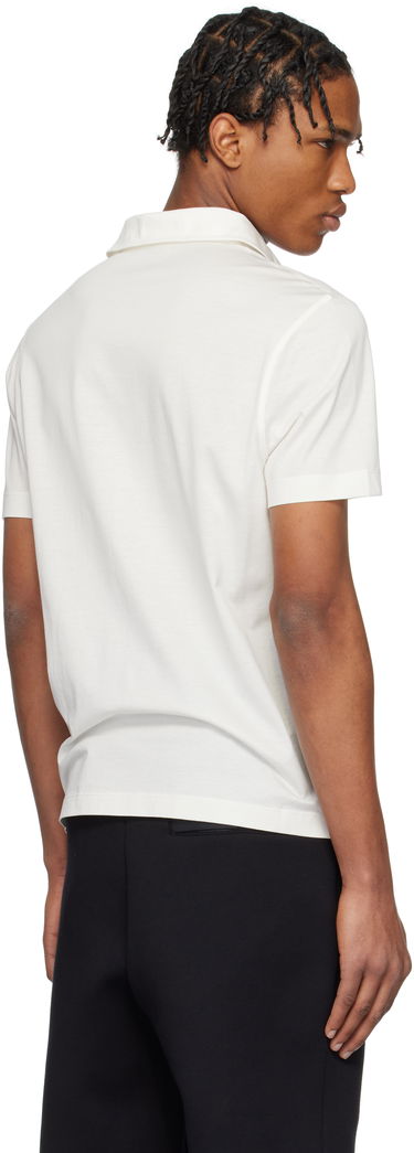 Polo majica Moncler Moncler Archivio Short Sleeve Polo Bela | K10918A000188390X, 2
