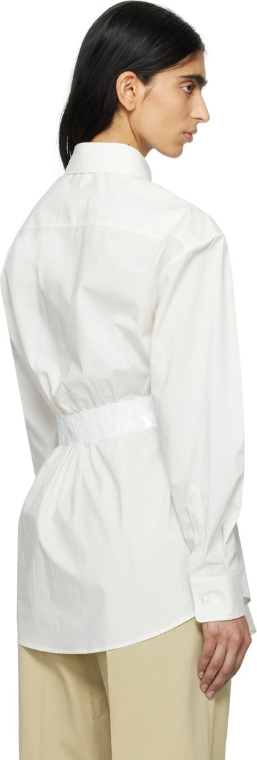 Srajce Maison Margiela MM6 Maison Margiela Cotton Poplin Taped Shirt Bela | S52DT0045 M35256, 2