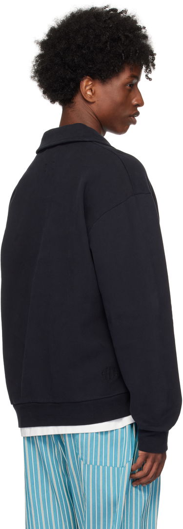 Pleteni pulover Bode Bode Crew Polo Črna | MRF24CS037, 2