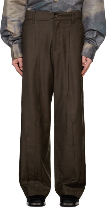 Hlače Feng Chen Wang Feng Chen Wang Folding Trousers Rjava | FMF18TR08, 0