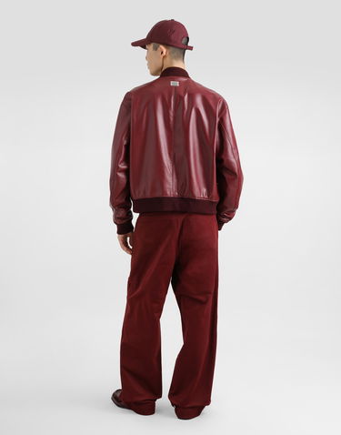 Bomber jakna Dolce & Gabbana Dolce & Gabbana Technical Fabric Bomber Jacket Bordo | G9BLMTFUS27R0108, 2