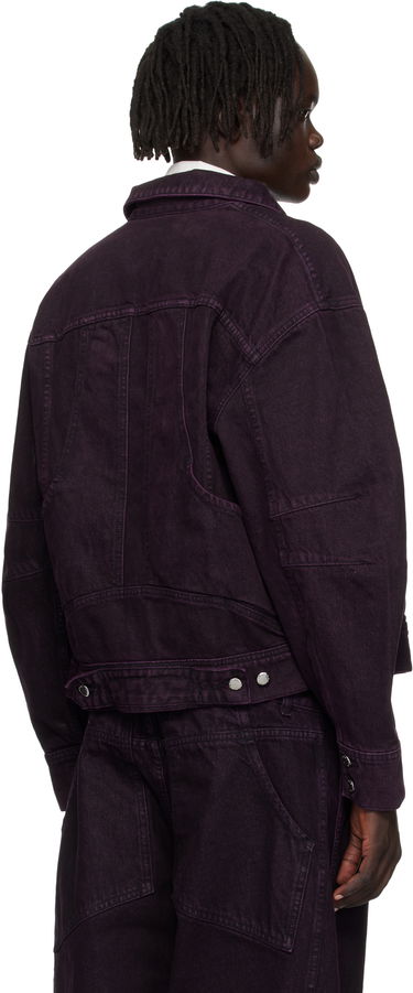 Jakna Eckhaus Latta Eckhaus Latta 'El Jacket Redux' Denim Jacket Lila | 1224-EL-PF25-A, 2