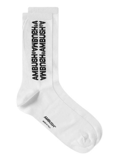 Nogavice Ambush Logo Sock Bela | BMRA014S23KNI0010110
