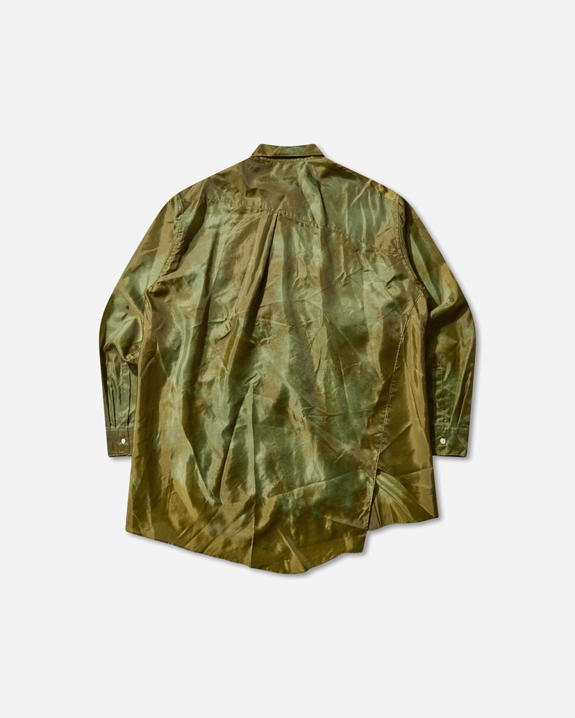 Srajce Comme des Garçons Asymmetrical Shirt Zelena | PP-B006-W25 1