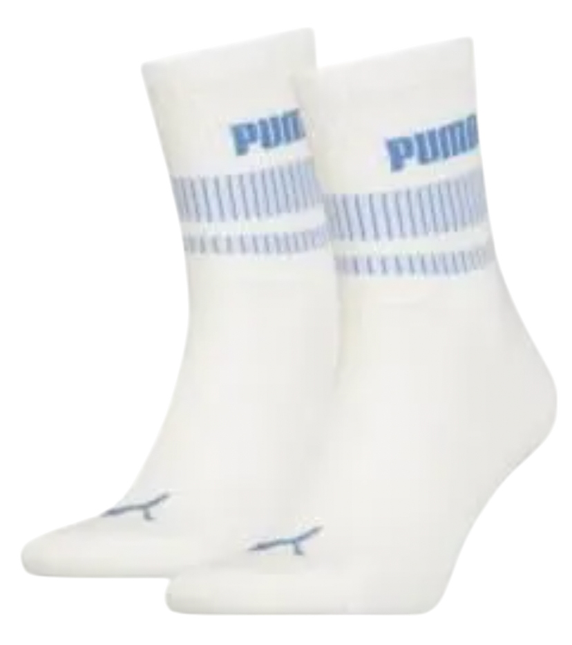 Nogavice Puma Puma New Heritage Crew Socks 2 Pack Bela | 701224288-002
