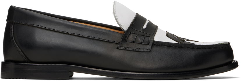 Superge in čevlji KidSuper KidSuper Patchwork Penny Loafers Črna | SS25-SHO-06