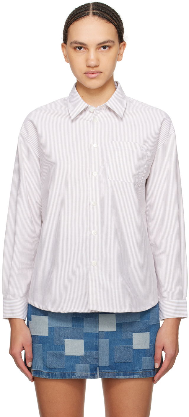 Srajce A.P.C. Boyfriend Shirt Bež | COGUH-F12550