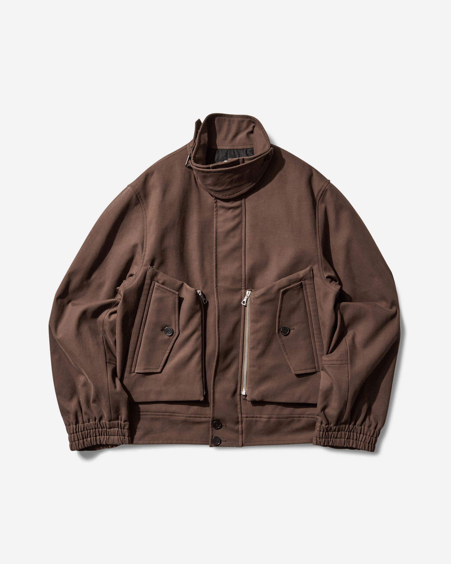 Jakna Dries Van Noten Overdyed Shell Jacket Rjava | 252-020565-2106 705, 1