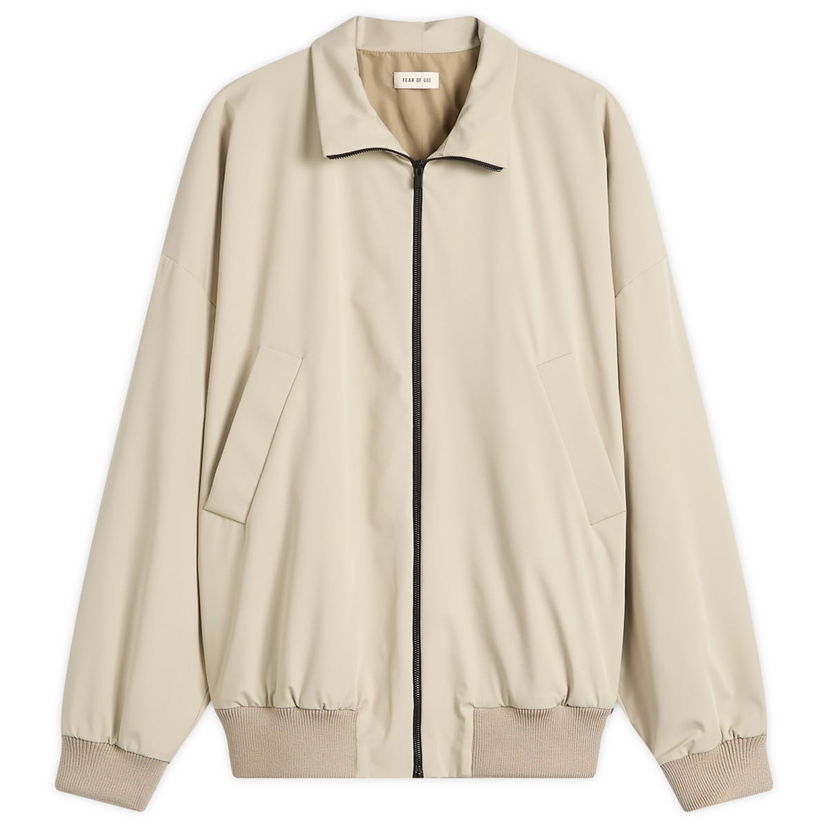 Bomber jakna Fear of God Fear Of God High Neck Technical Track Jacket Bež | FGE230-327PON-024