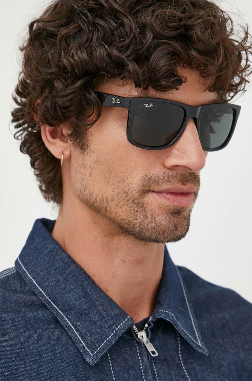 Sončna očala Ray-Ban Ray-Ban JUSTIN Sunglasses Črna | 0RB4165.601.71