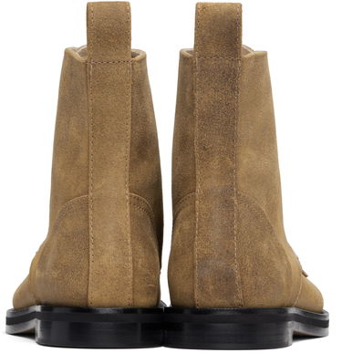 Superge in čevlji JW Anderson JW Anderson Suede Lace-Up Ankle Boots with Contrast Stitching Bež | BT0107-LA0319, 1