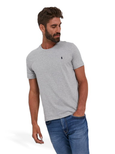 Majica Polo by Ralph Lauren Cotton T-Shirt Siva | 714844756003