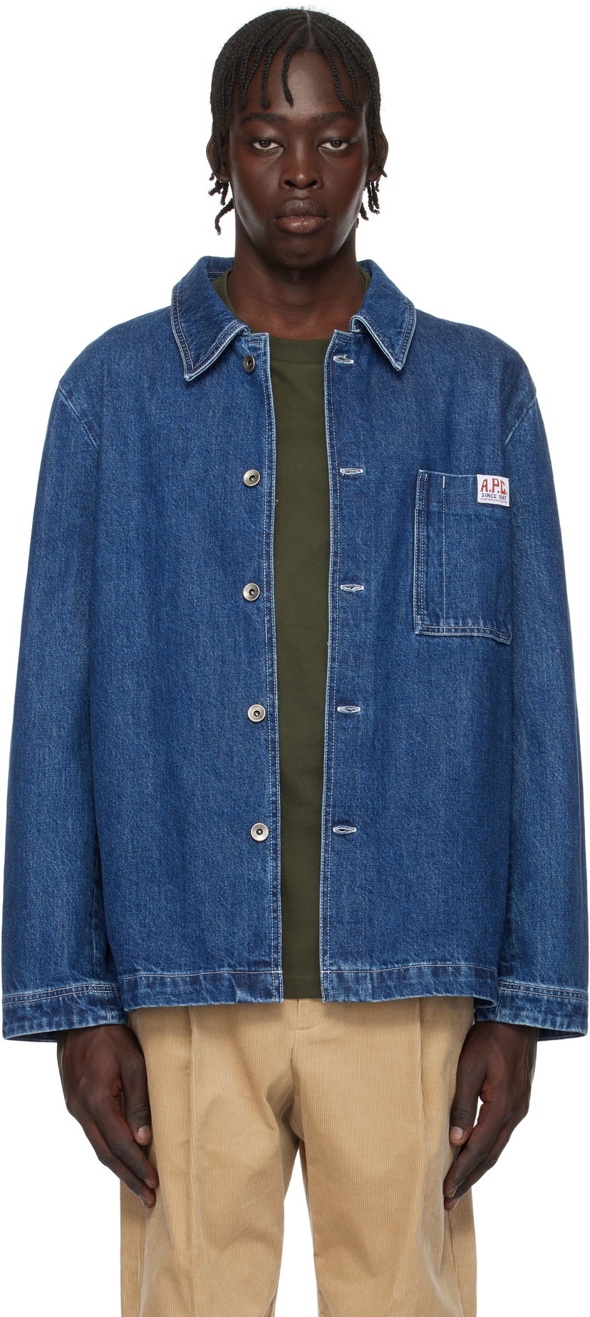 Jakna A.P.C. Denim Jacket Modra | COHET-H02994