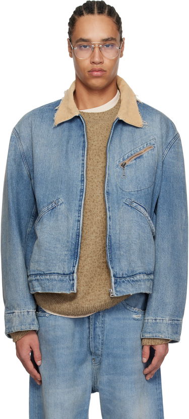 Jakna Maison Margiela Maison Margiela Sports Denim Jacket Modra | S50AM0636 S30383, 0
