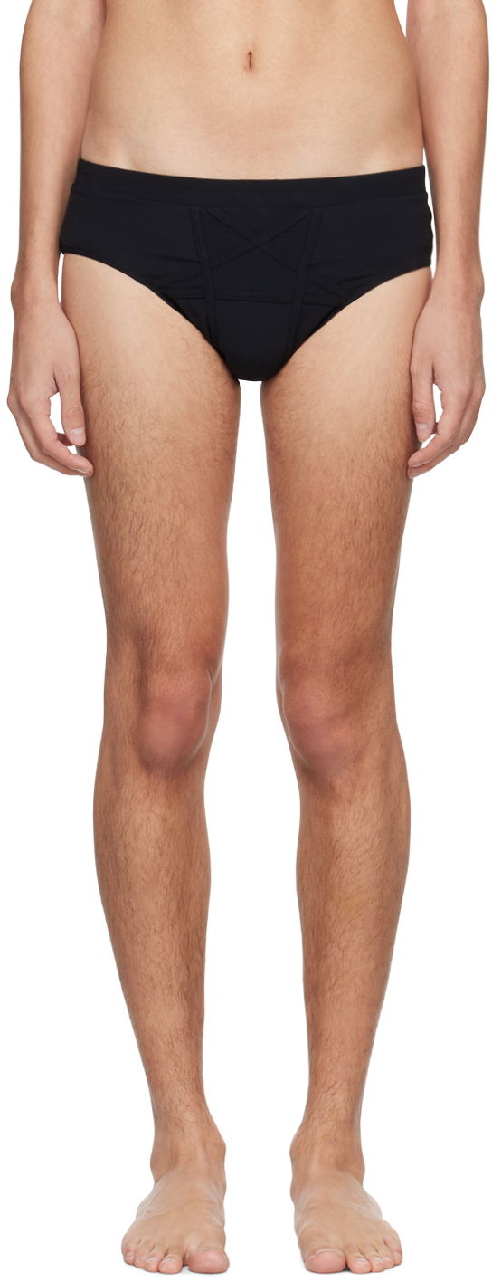 Kopalke Rick Owens Penta Swim Briefs Črna | RU01D3011 NSB