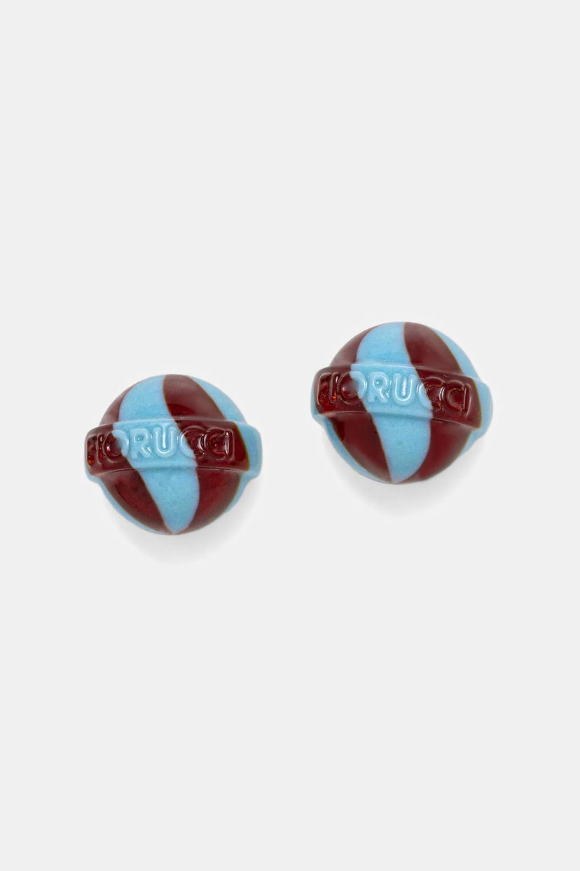 Uhani Fiorucci Fiorucci Mini Lollipop Earrings Modra | U01FPAJE145PT01MU01
