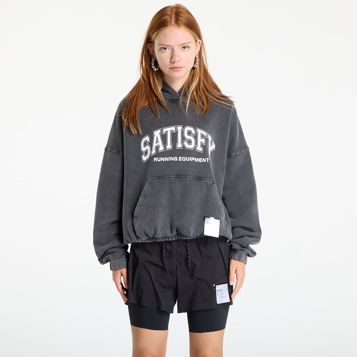 Pulover Satisfy Satisfy SoftCell Hoodie Siva | 11046-AB-SAC, 0
