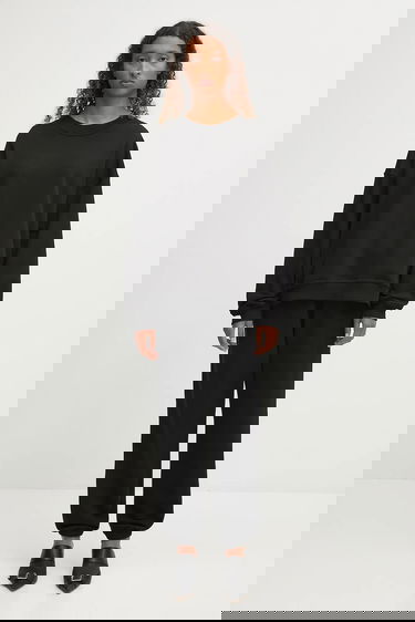 Pulover Fiorucci Fiorucci Cash and Carry Print Relaxed Crewneck Sweatshirt Črna | W02FPSCR188CJ01BK01, 4