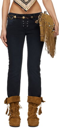 Isabel Marant Vanel Lace-Up Jeans