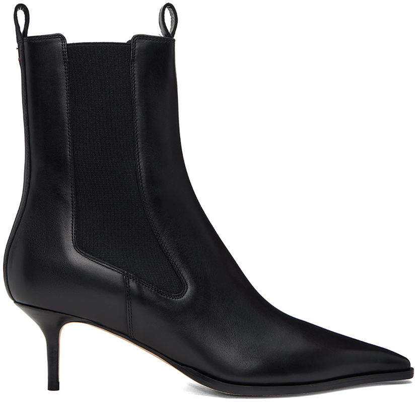 Oblačila Aeyde Aeyde Valeria Chelsea Boots Črna | A11-AB-VLAP55ST107-FW24-800-001
