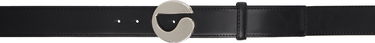 Pasovi Coperni Coperni Logo Buckle Leather Belt Črna | COPBE01F6013, 0