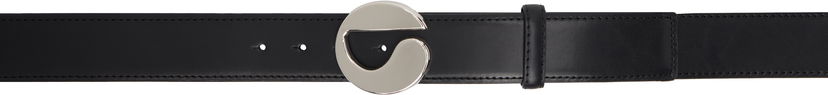 Pasovi Coperni Coperni Logo Buckle Leather Belt Črna | COPBE01F6013