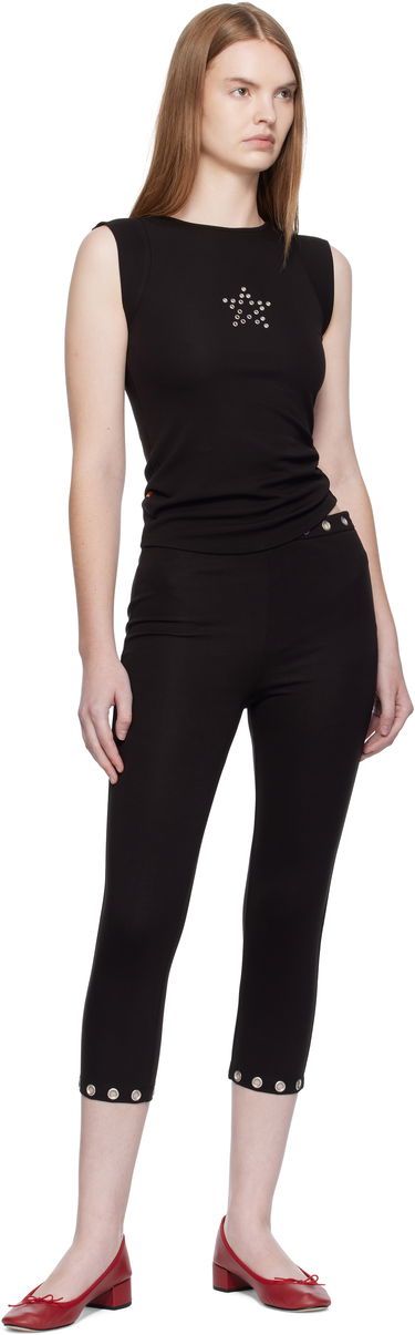 Pajkice Miaou Miaou Carla Capri Leggings Črna | 1065HJBBLK, 3
