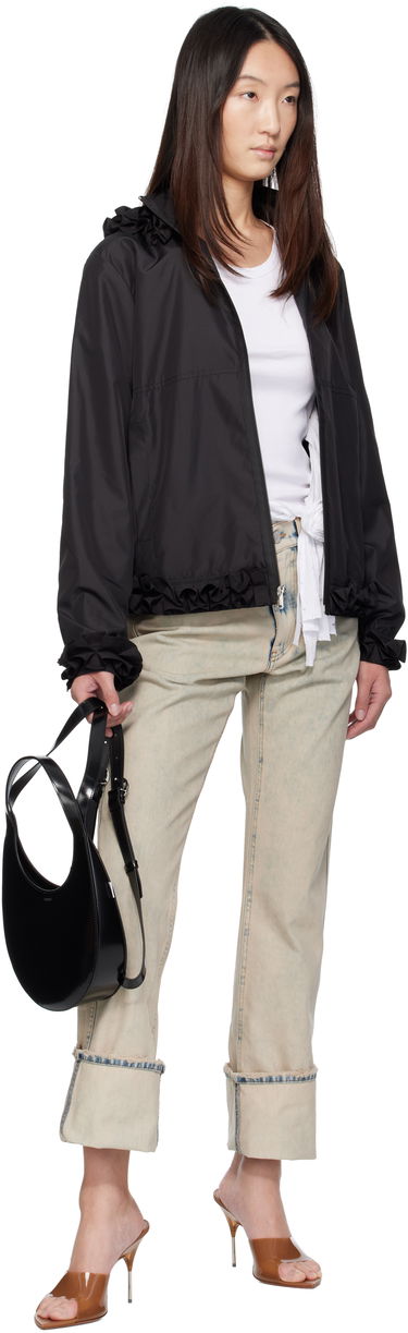 Jakna Coperni Coperni Pleated Ribbon Jacket Črna | COPOW43F3037, 3