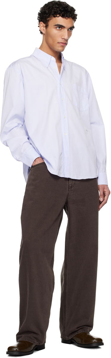 Srajce OUR LEGACY Our Legacy Beyond Button-Down Shirt Modra | M2252BD, 3