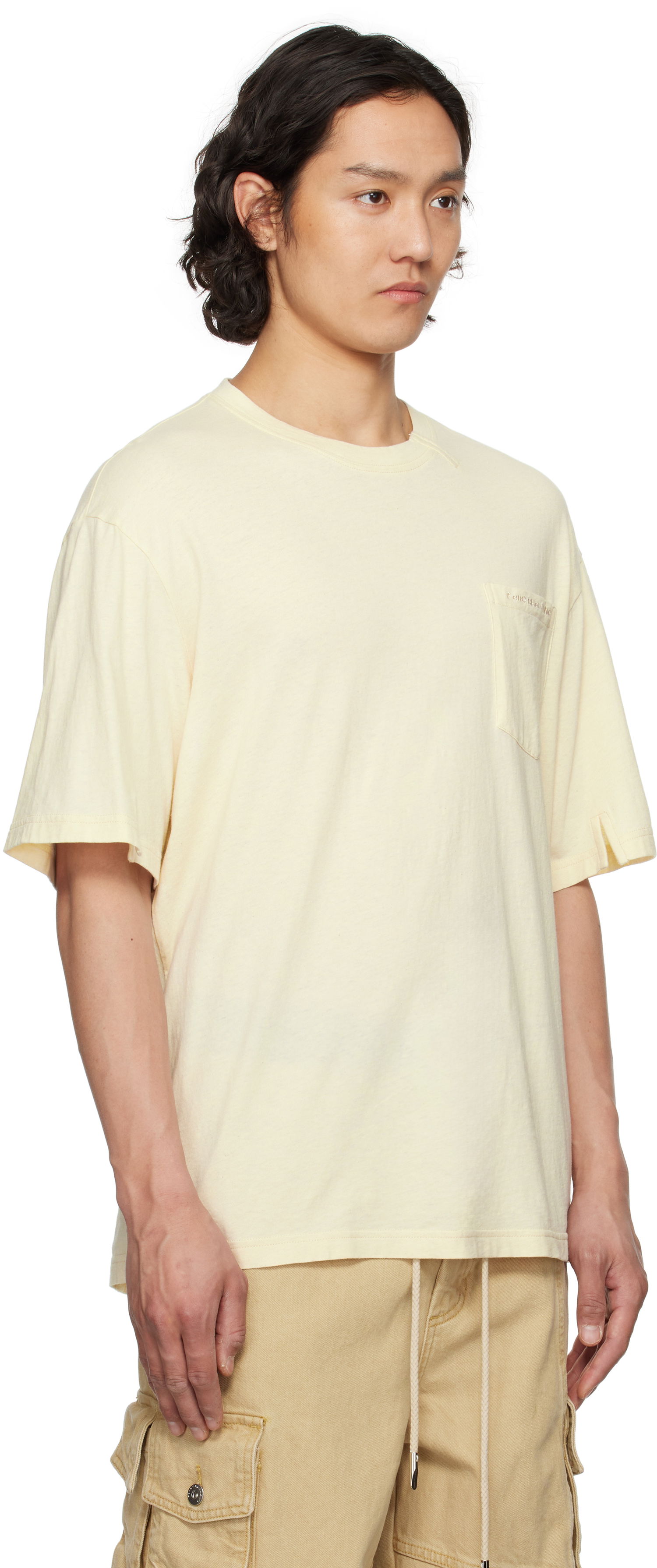 Majica Feng Chen Wang Feng Chen Wang Deconstructed T-Shirt Rumena | FUS19TS10, 1