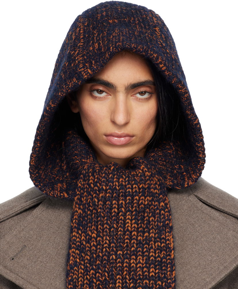 Šala Dries Van Noten Dries Van Noten Hooded Wool Scarf Večbarvna | 252-011231-2725