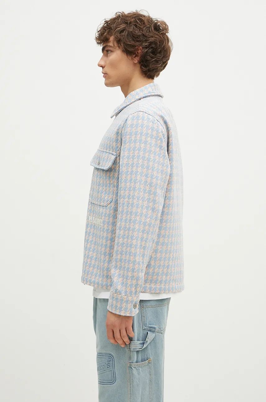 Jakna Pleasures Folklore Work Jacket Modra | P24F038, 1