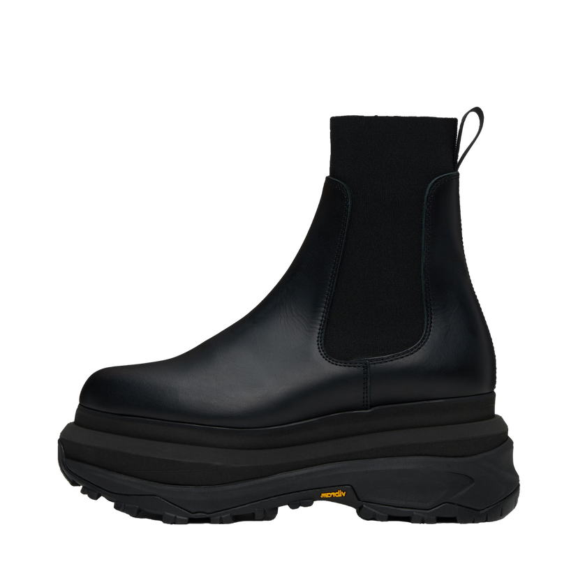 Superge in čevlji sacai Leather Chelsea Boots Črna | SCW-258