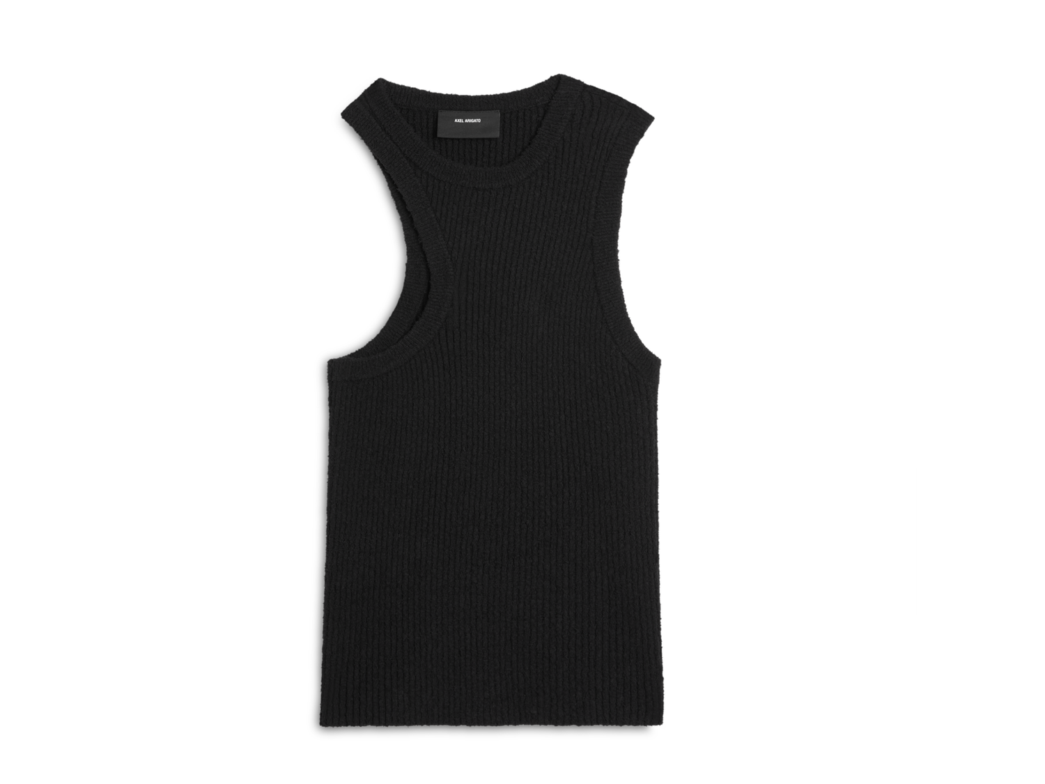 Majica brez rokavov AXEL ARIGATO Scoop Asymmetric Tank Top Črna | A2212002, 1