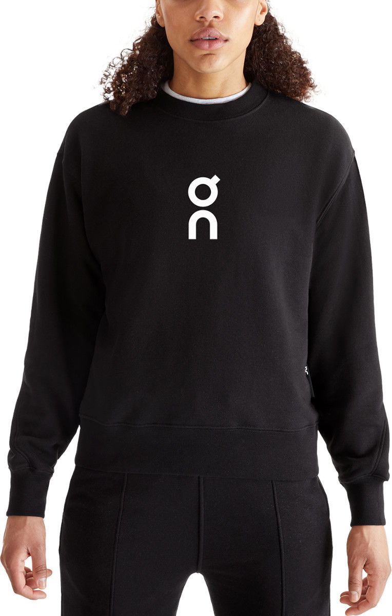 Pulover On Running Club Crew Sweatshirt Črna | 1we10470553
