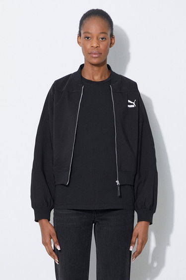 Bomber jakna Puma Shiny Bomber Jacket Črna | 623696, 0