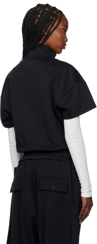 Telovnik Y-3 Y-3 3S Short Sleeve Zip-Up Shirt Črna | JN4984, 2