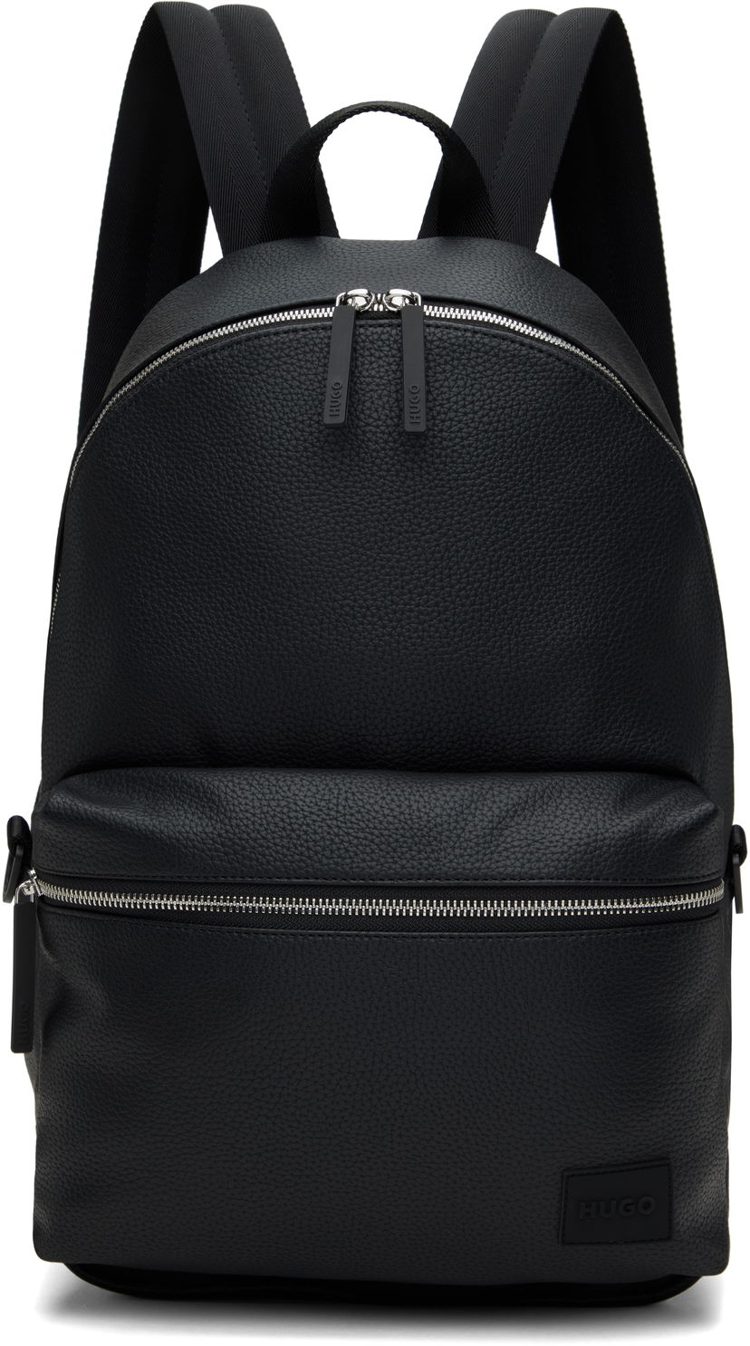 Nahrbtnik BOSS Faux-Leather Backpack Črna | 50535693