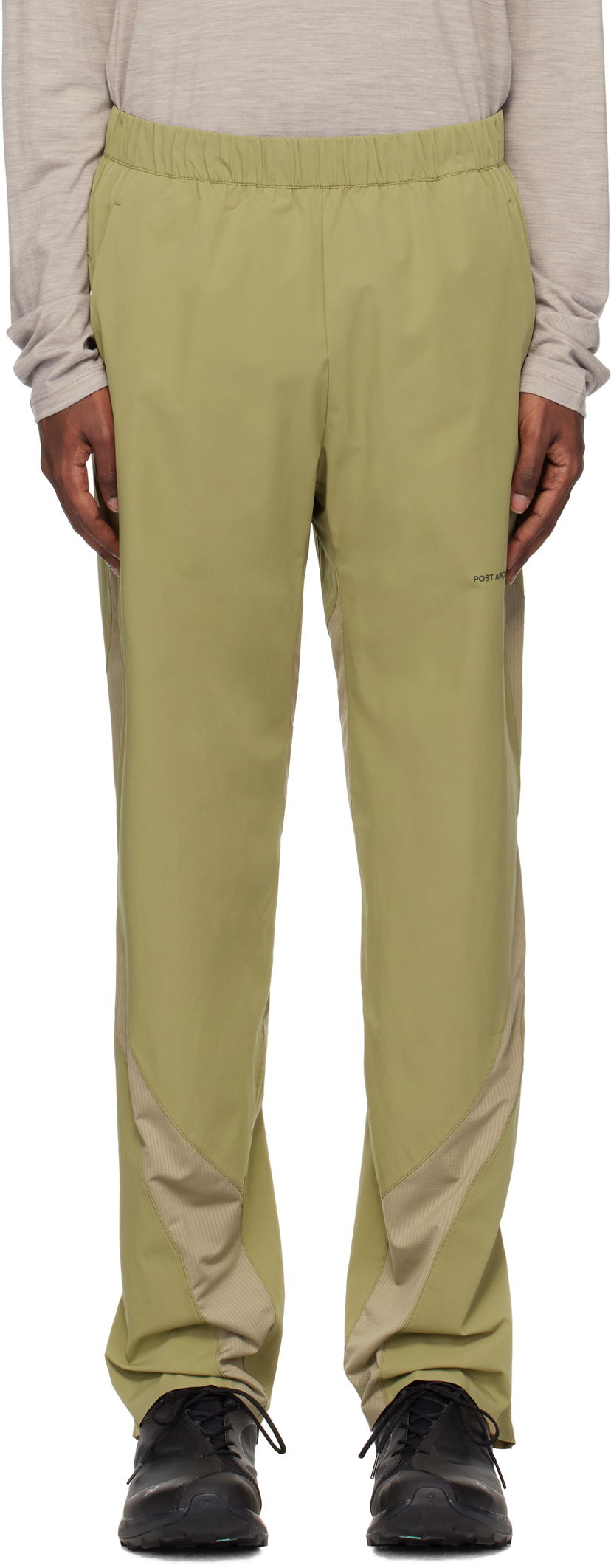 Trenirka Post Archive Faction (PAF) Running Track Pants Zelena | 1UE10091898