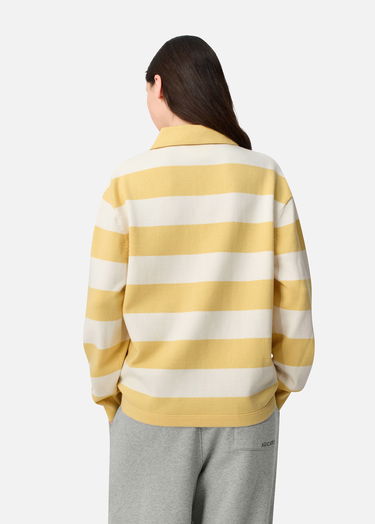 Pleteni pulover AXEL ARIGATO Frey Striped Long-sleeved Polo Sweater Večbarvna | A3315003, 6
