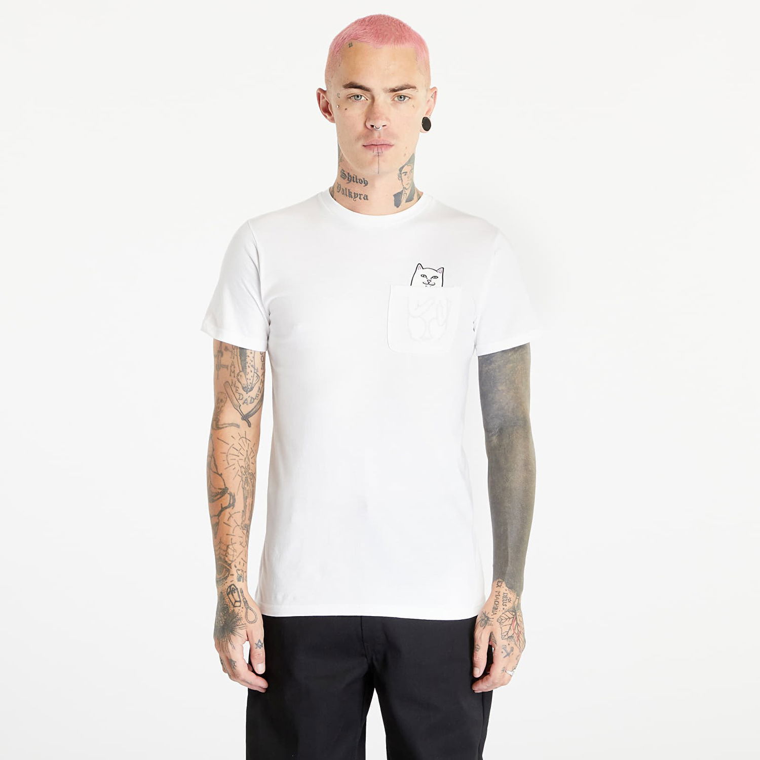Majica RIPNDIP Lord Nermal Pocket Tee Bela | RND0205 NEW EAN, 0