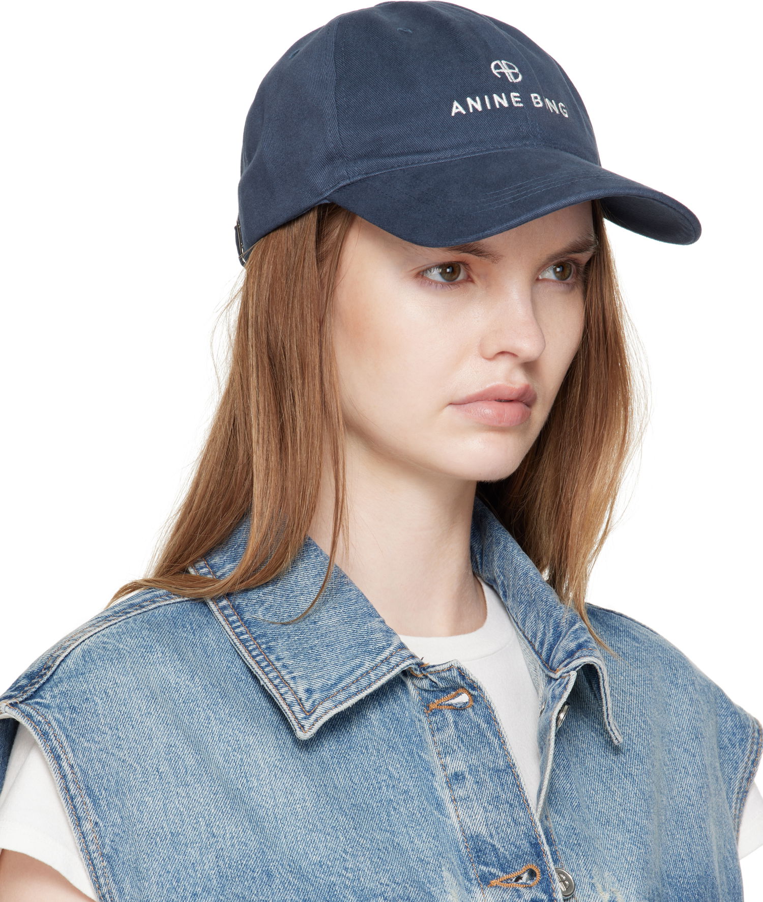 Kapa Anine Bing Anine Bing Jeremy Baseball Cap Mornarica | A-12-9084-BEL26, 1