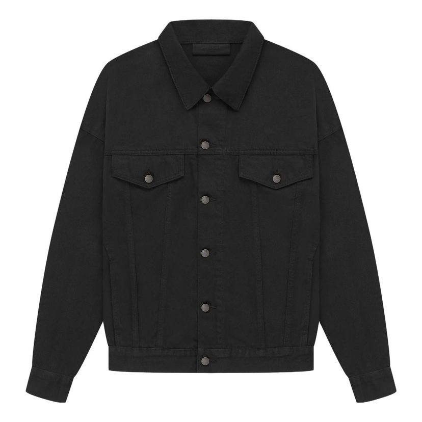 Jakna Fear of God Essentials The Collection Denim Jacket Črna | 202SP234270F