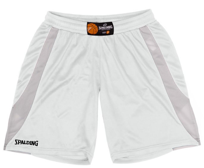 Kratke hlače Spalding Spalding Jam Shorts Bela | 40221005-whitesilvergrey, 0